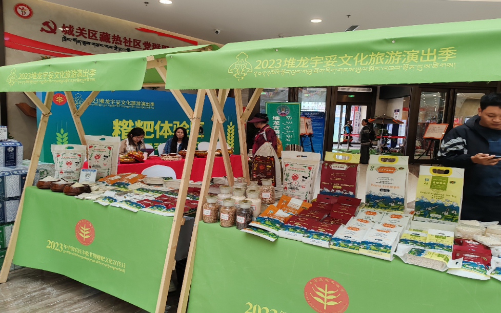 堆龙德庆区举行中国农民丰收节宣传