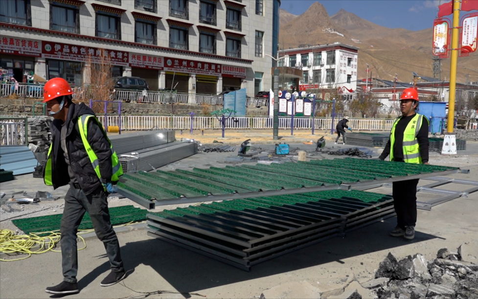 西藏措美：施工现场热火朝天 项目