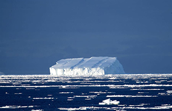 icebreaker xuelong enters floating ice area in southern ocean